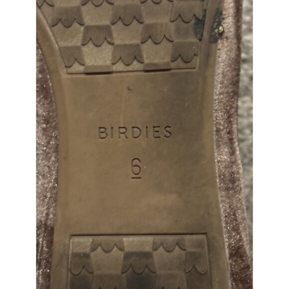 Birdies Brown Moonstone Crushed Velvet The Starling Loafer Flats Women's Size 6 - Picture 7 of 8